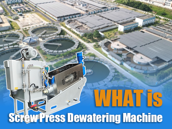 Screw Press Dewatering Machines: Slash Sludge Volume by 80%